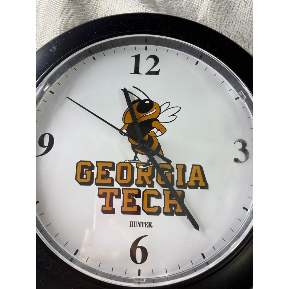 Georgia Tech wall clock - Picture 3 of 7
